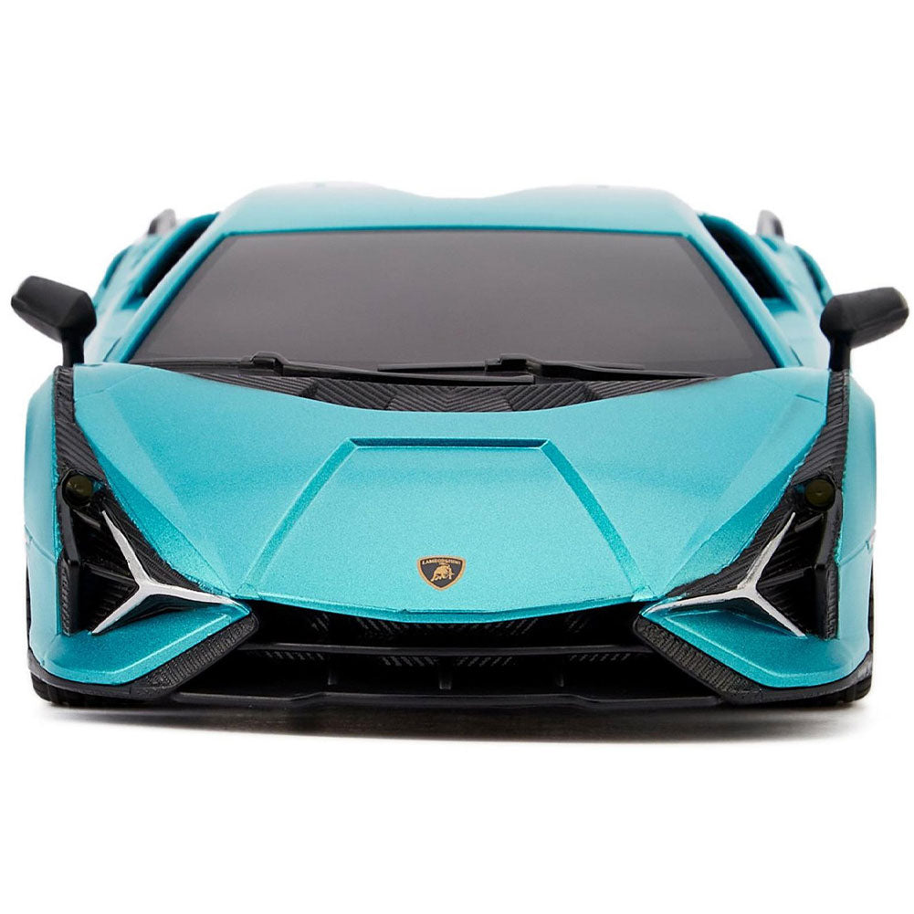 Official Lamborghini Sian Radio Controlled Car 1:24 Scale Blue