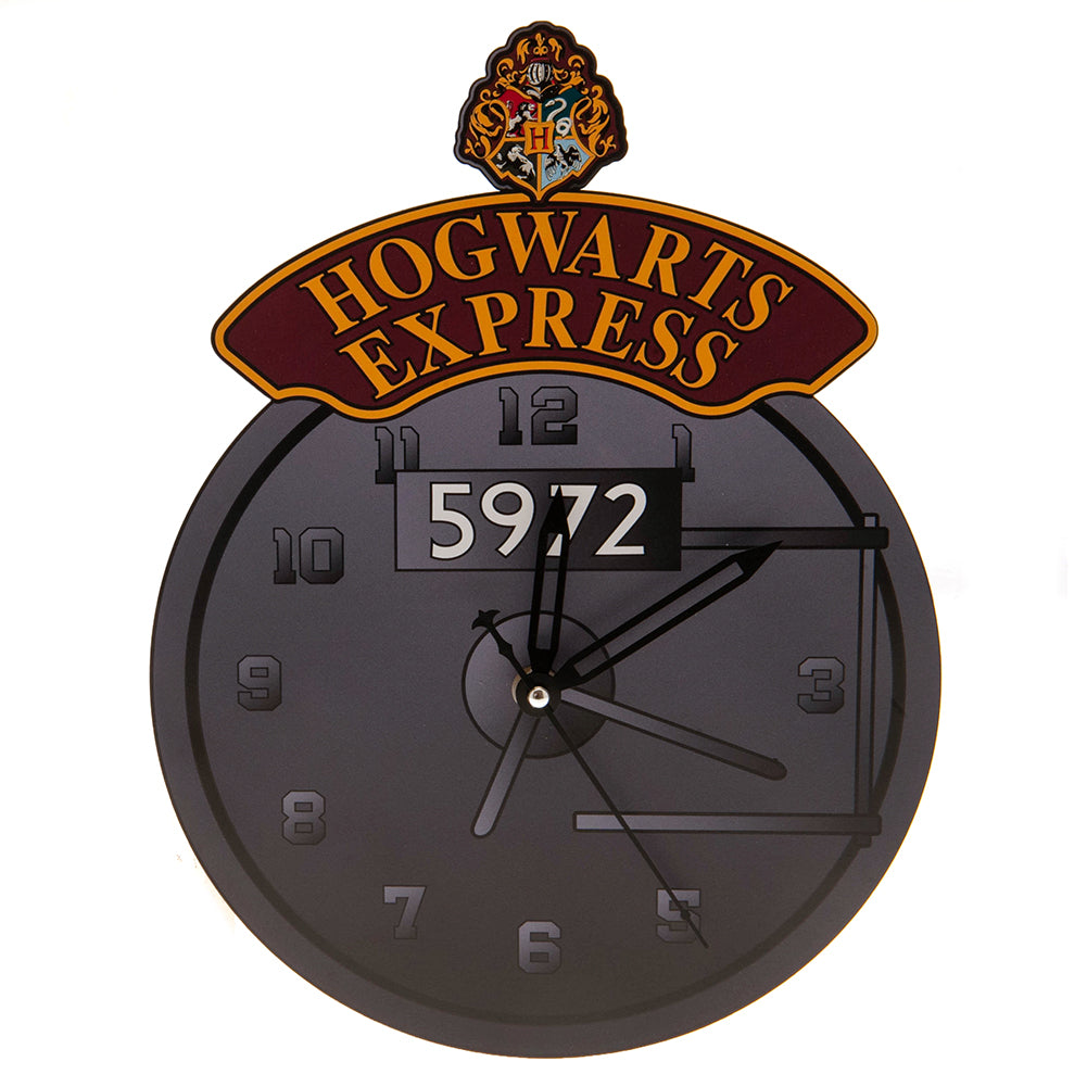 Official Harry Potter Premium Metal Wall Clock Hogwarts Express