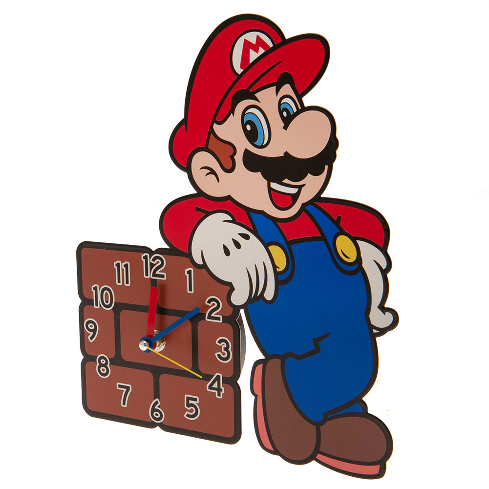 Official Super Mario Premium Metal Wall Clock