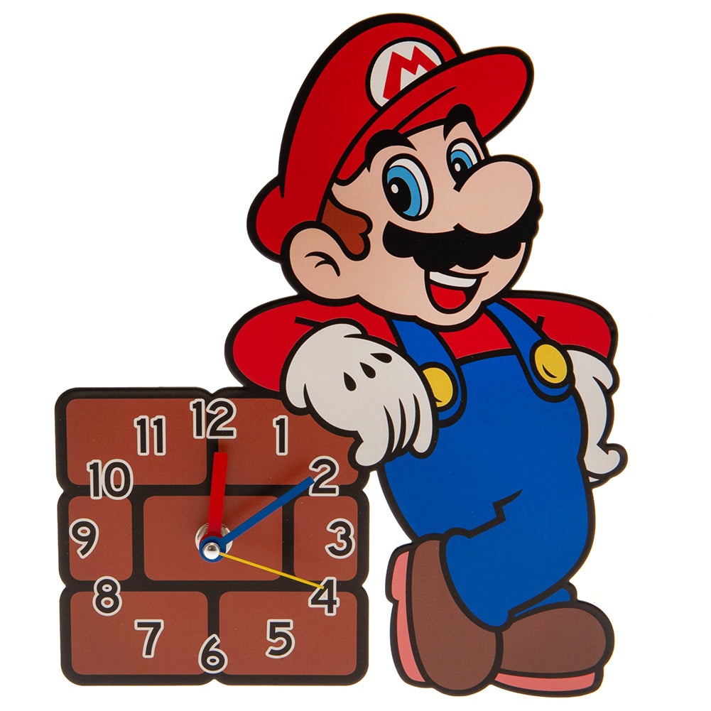 Official Super Mario Premium Metal Wall Clock