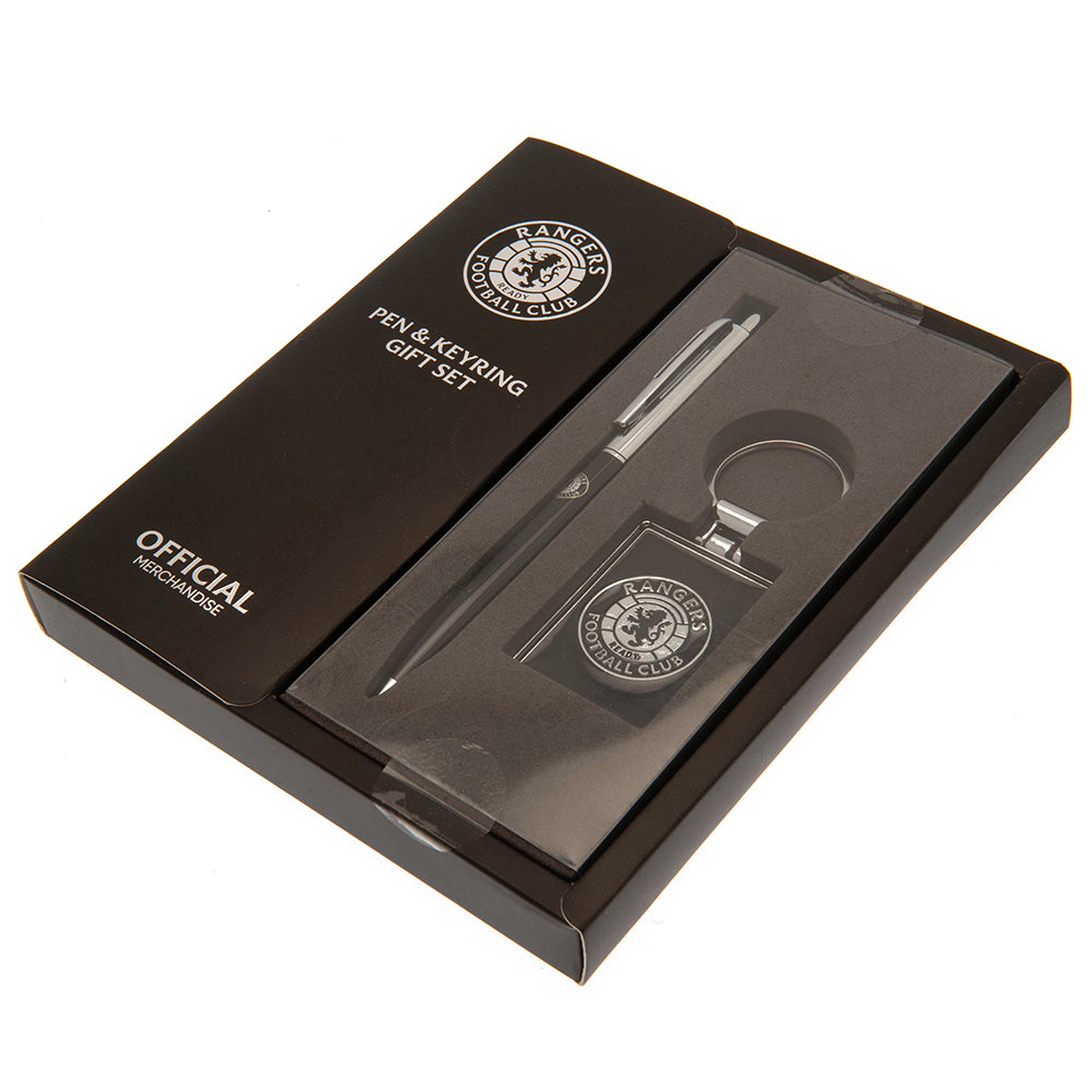 Official Rangers FC Pen & Keyring Set