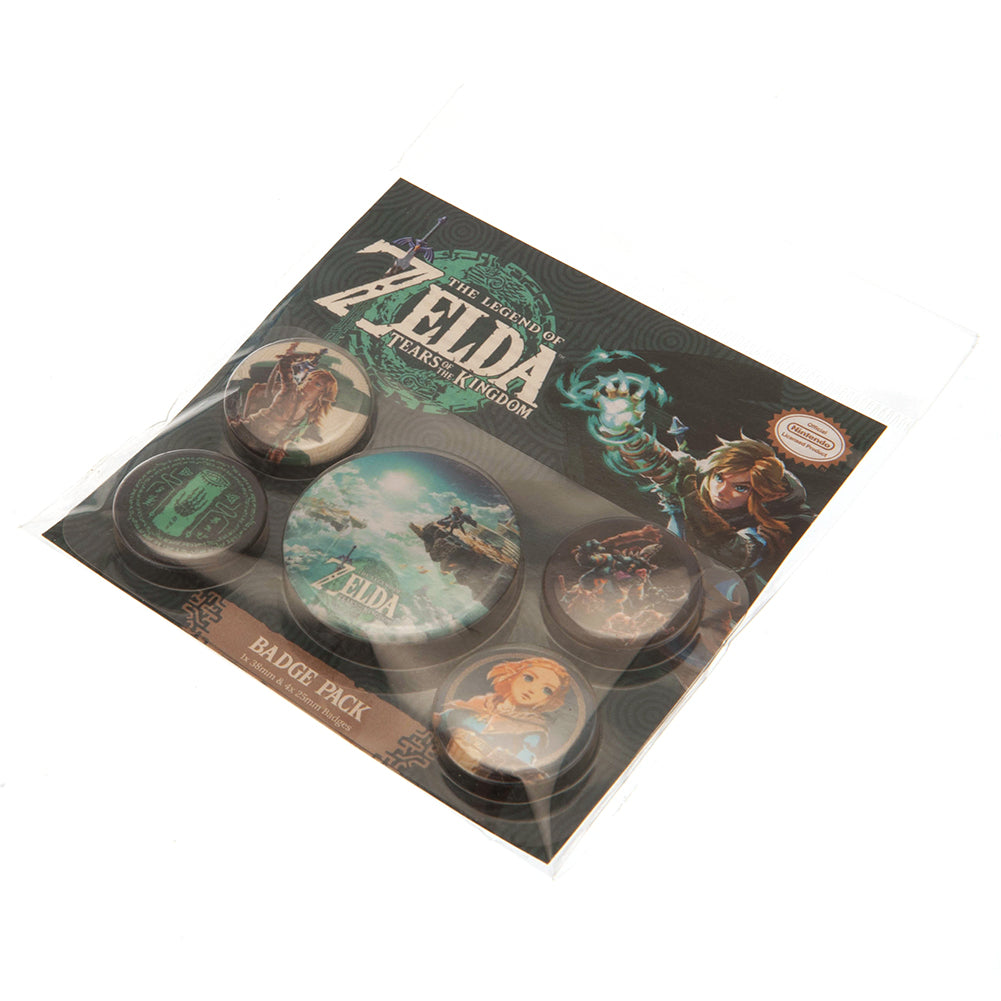 Official The Legend Of Zelda Button Badge Set