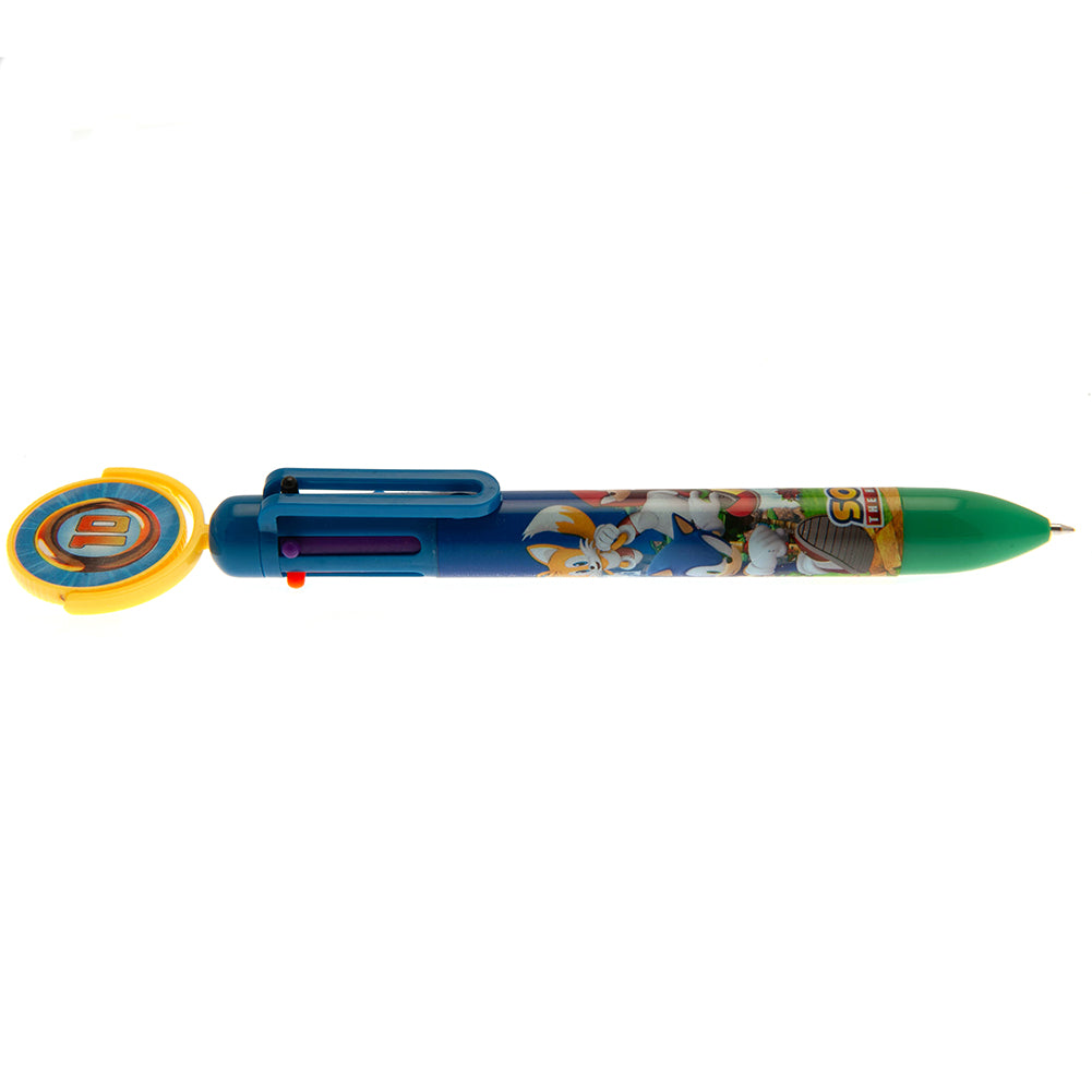 Official Sonic The Hedgehog Multi Coloured Pen