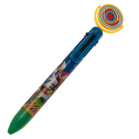 Official Sonic The Hedgehog Multi Coloured Pen