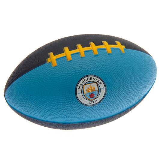 Official Manchester City FC Mini Foam American Football