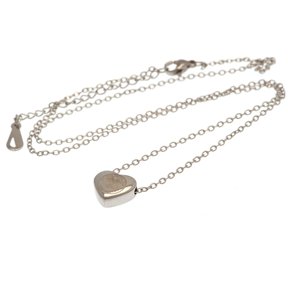 Official Celtic FC Stainless Steel Heart Necklace