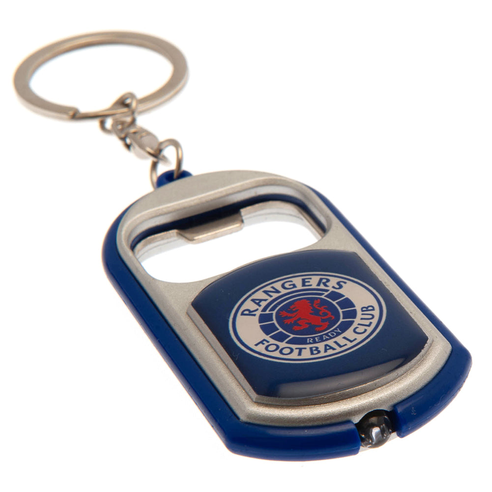 Official Rangers FC Keyring Torch Bottle Opener