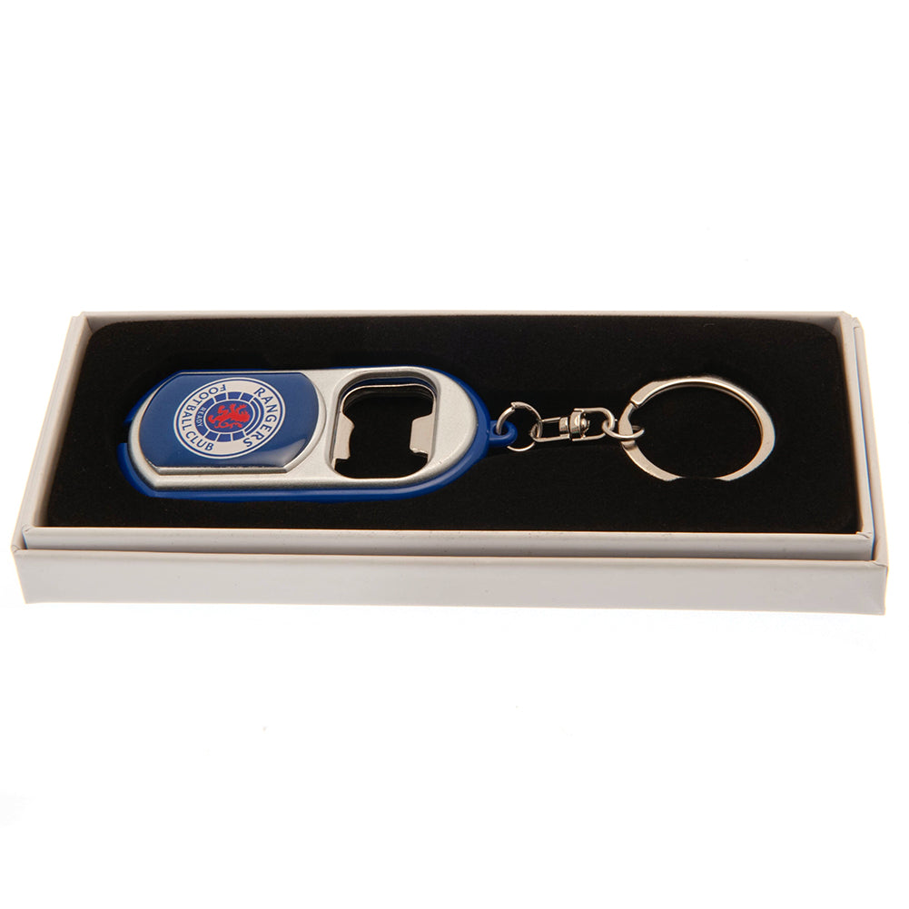 Official Rangers FC Keyring Torch Bottle Opener