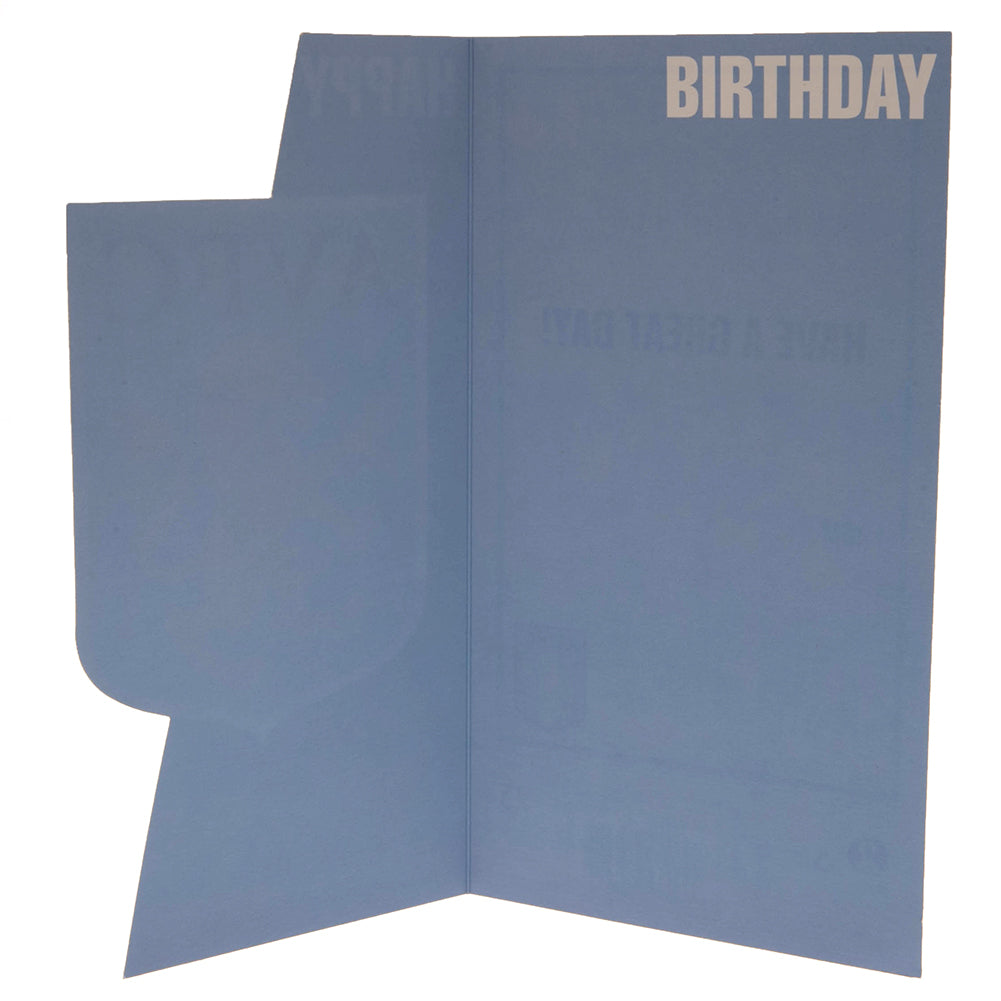 Official Aston Villa FC Crest Birthday Card