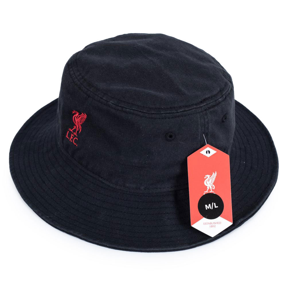 Official Liverpool FC Black Bucket Hat