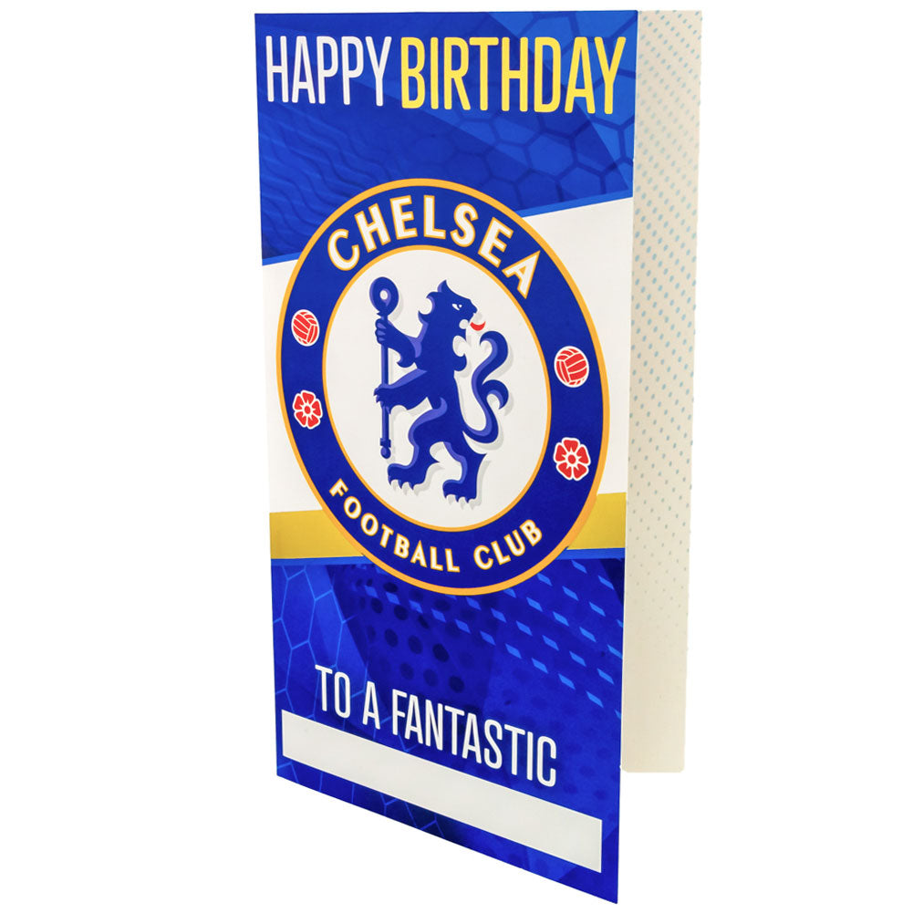 Official Chelsea FC Personalised Birthday Card