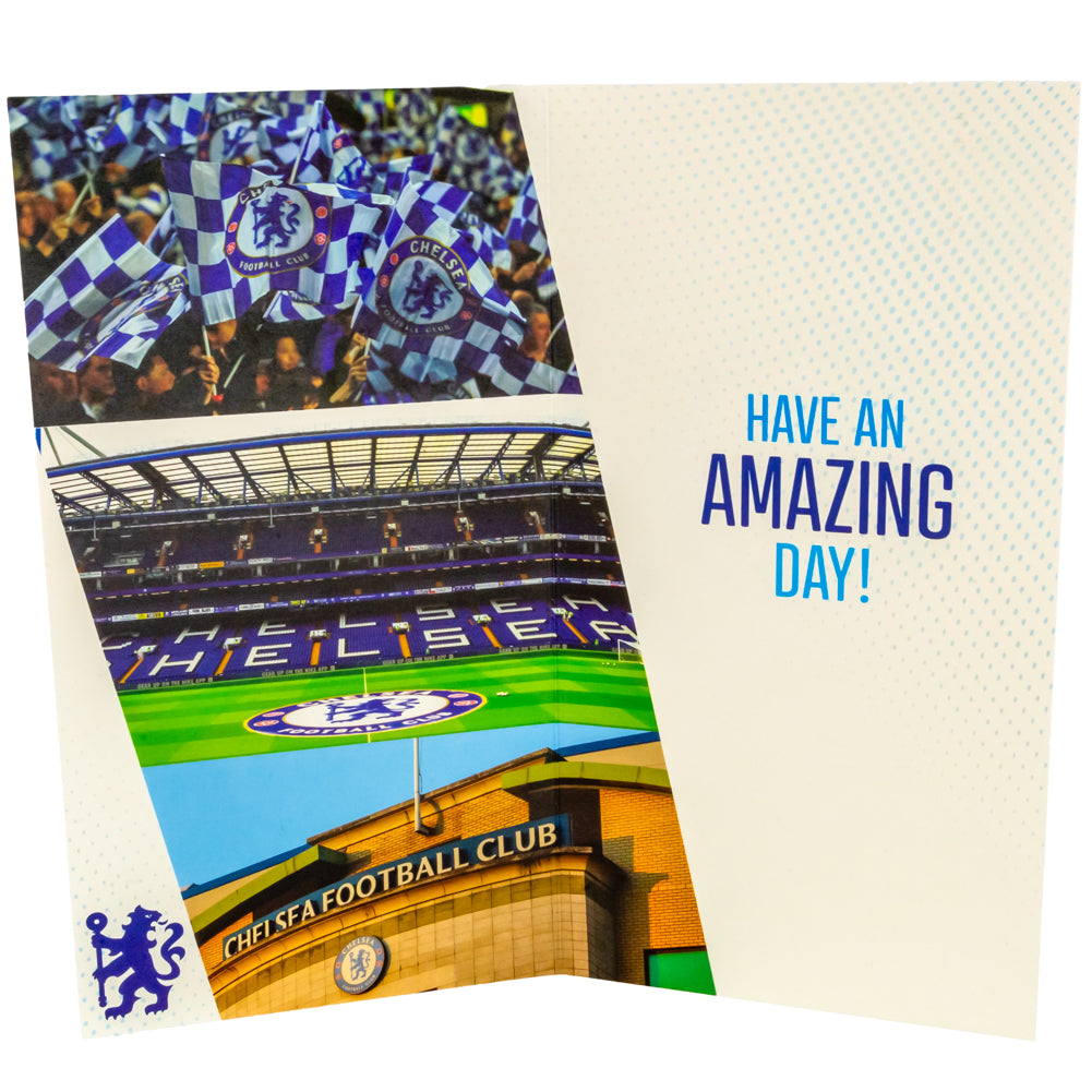 Official Chelsea FC Personalised Birthday Card