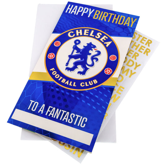 Official Chelsea FC Personalised Birthday Card