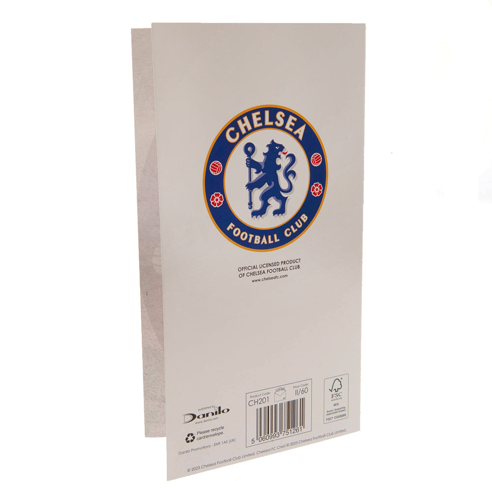 Official Chelsea FC Retro Shirt Birthday Card