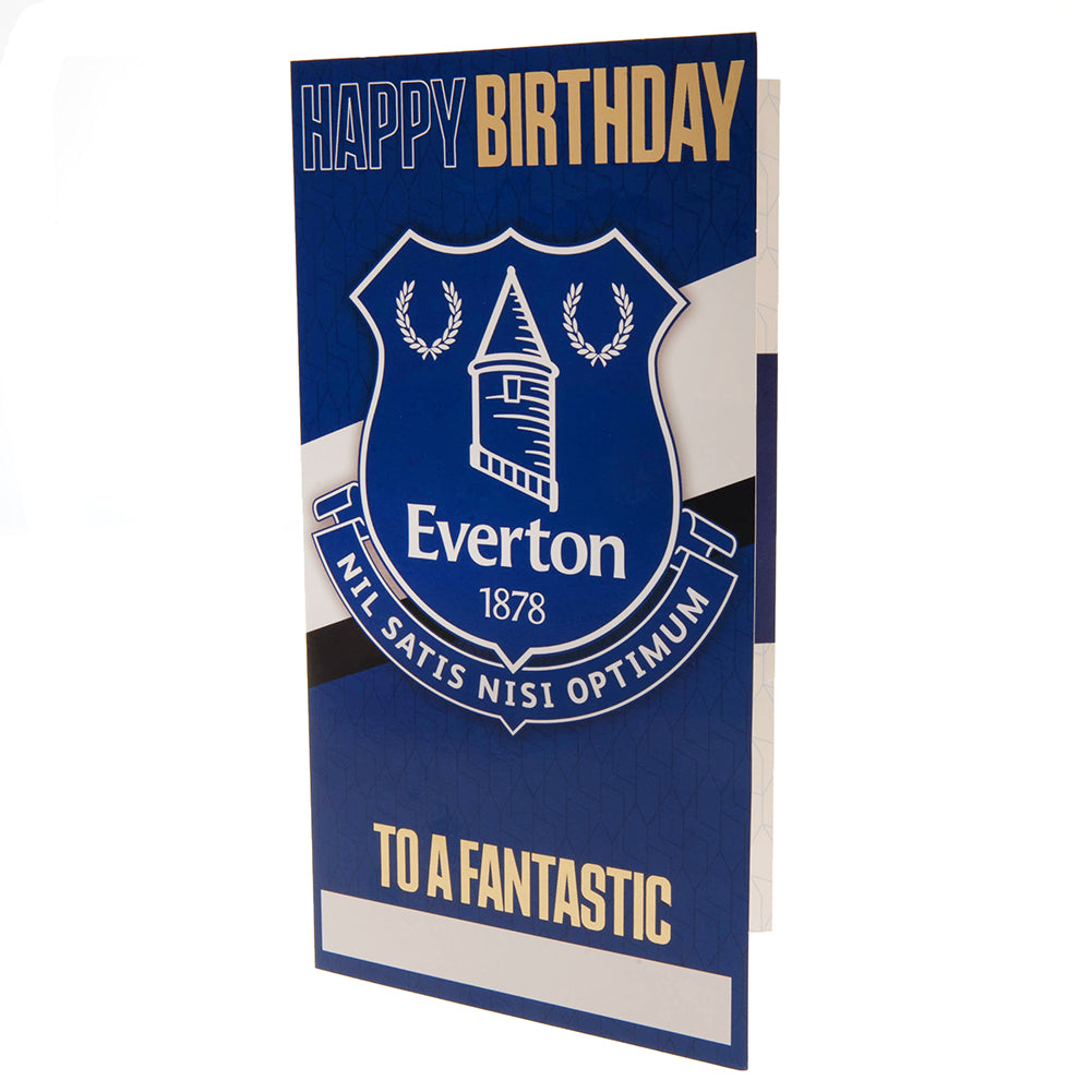 Official Everton FC Personalised Birthday Card