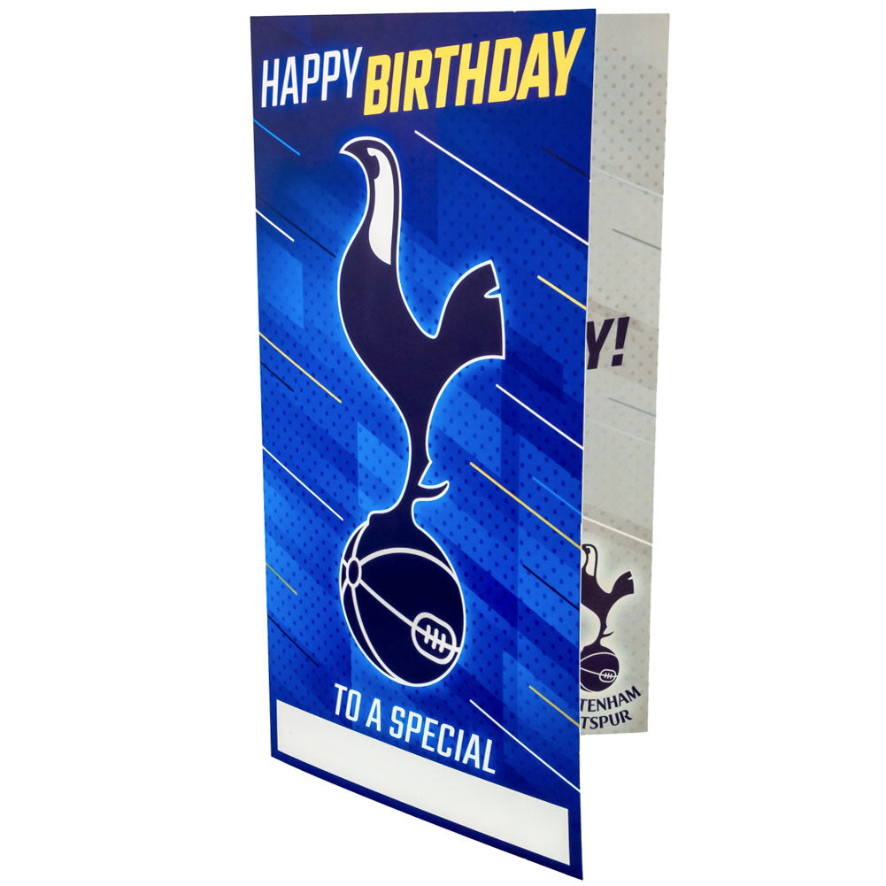 Official Tottenham Hotspur FC Personalised Birthday Card