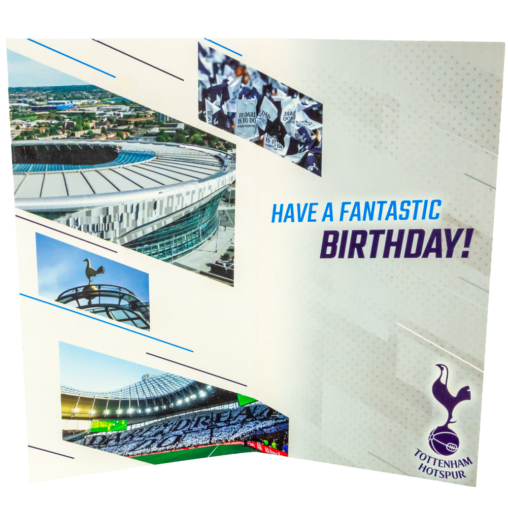 Official Tottenham Hotspur FC Personalised Birthday Card