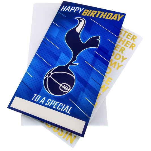 Official Tottenham Hotspur FC Personalised Birthday Card