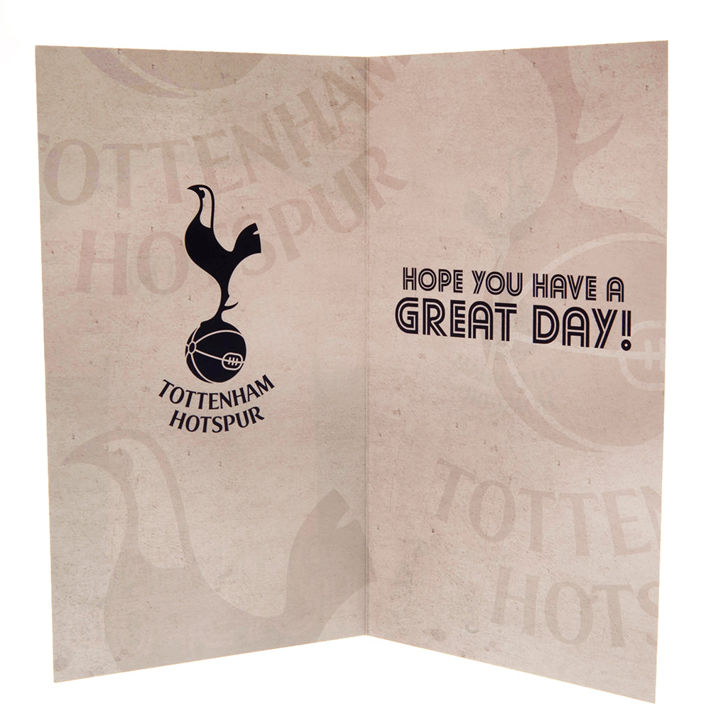 Official Tottenham Hotspur FC Retro Shirt Birthday Card