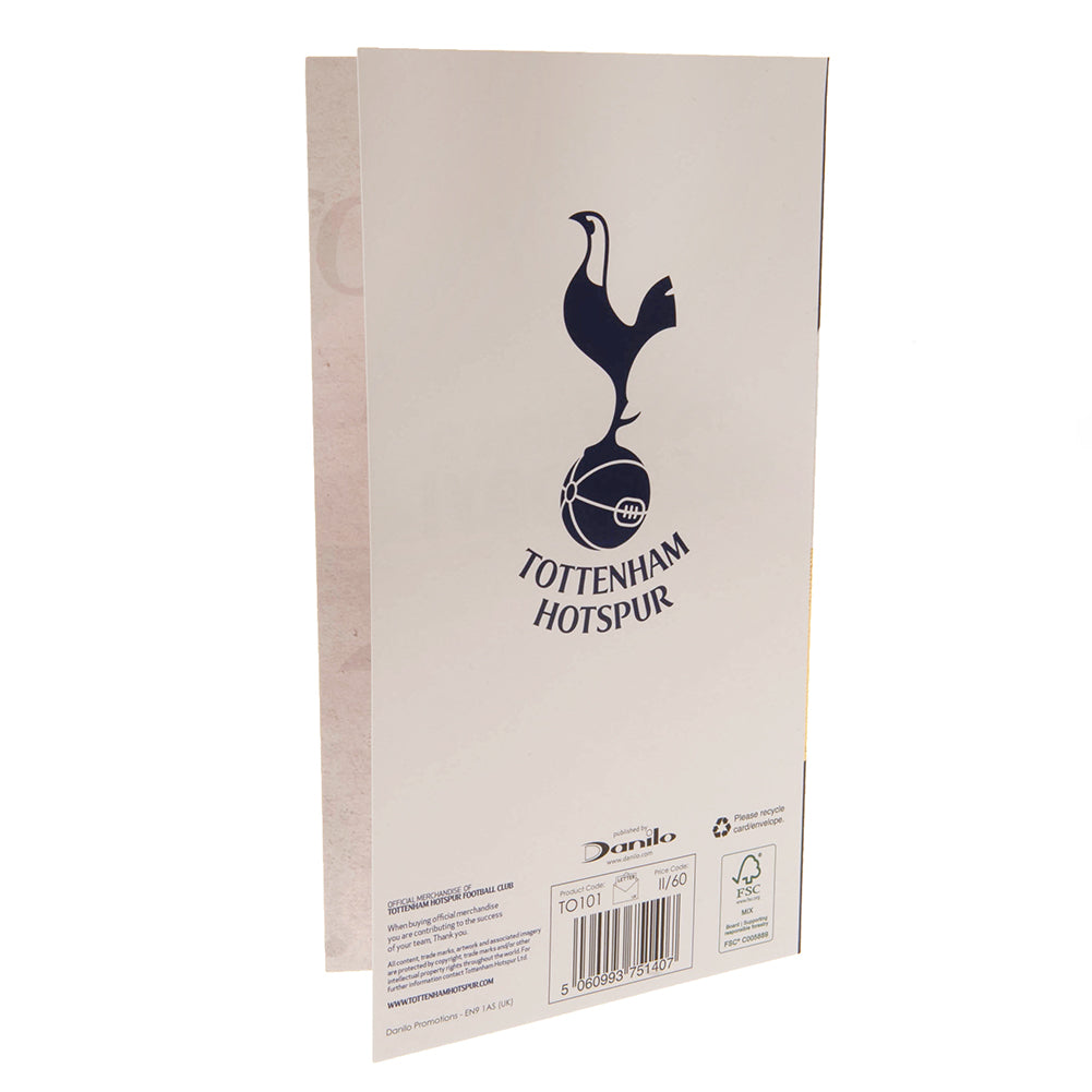 Official Tottenham Hotspur FC Retro Shirt Birthday Card