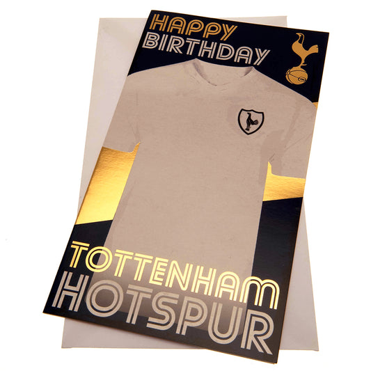 Official Tottenham Hotspur FC Retro Shirt Birthday Card