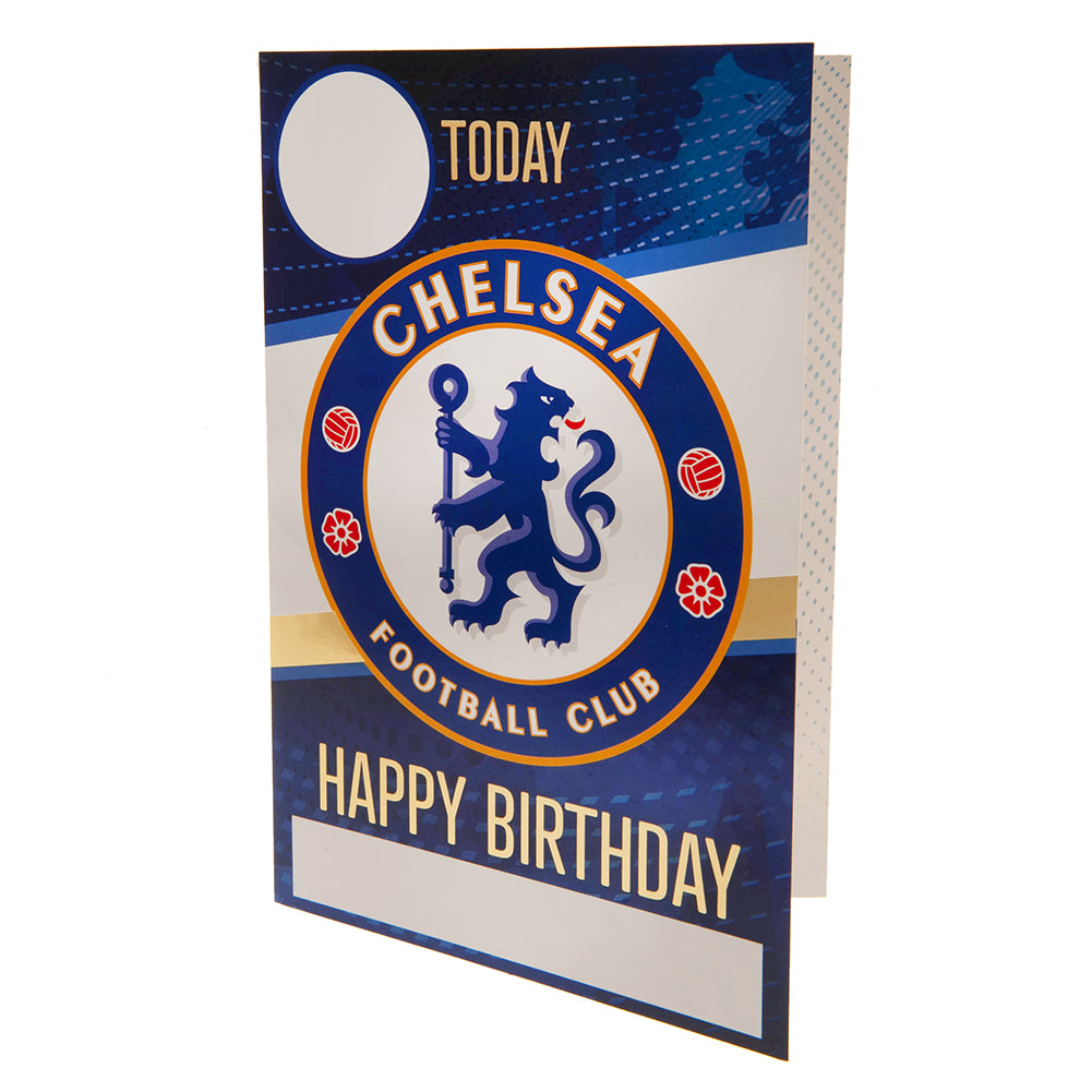 Official Chelsea FC Birthday Card With Stickers