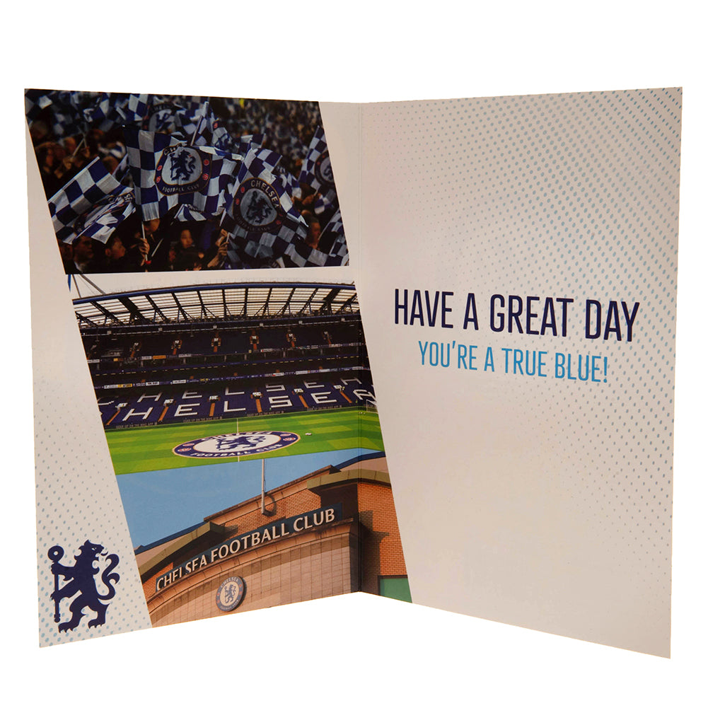 Official Chelsea FC Birthday Card With Stickers