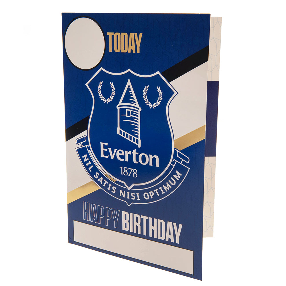 Official Everton FC Birthday Card With Stickers