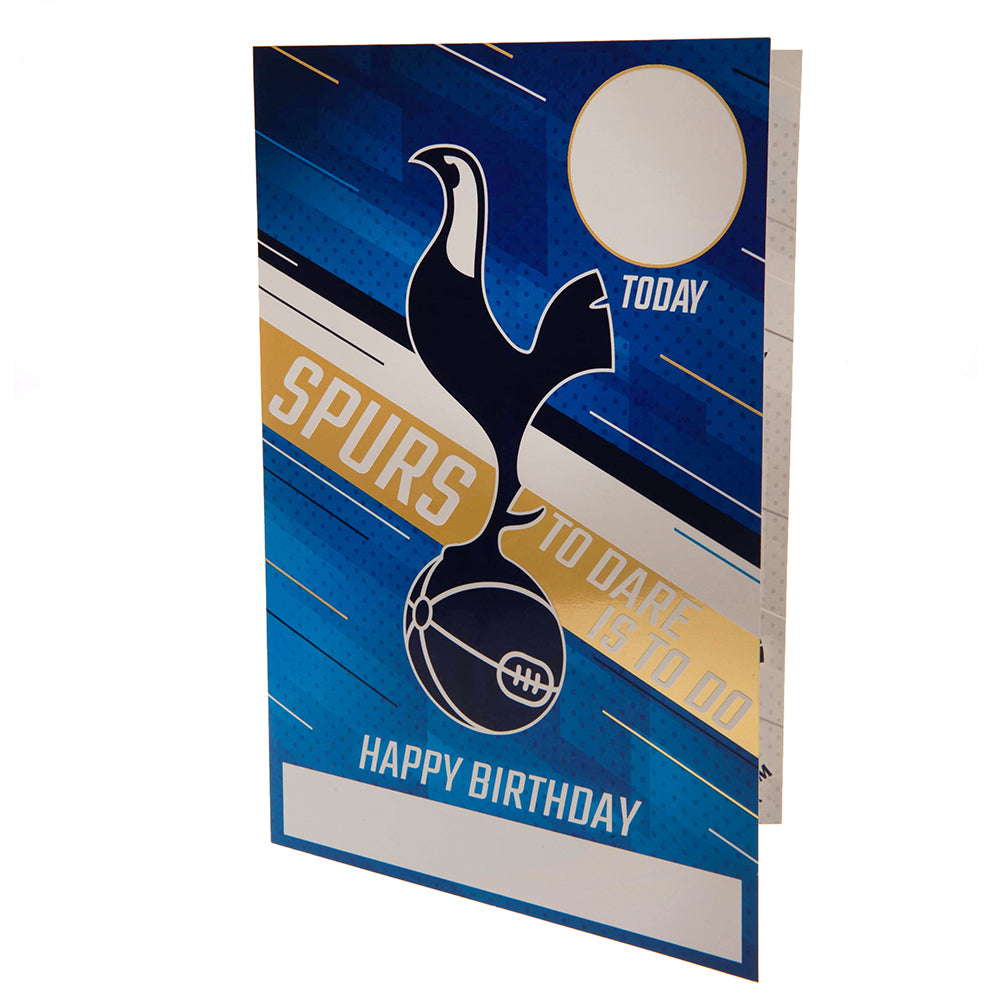 Official Tottenham Hotspur FC Birthday Card With Stickers