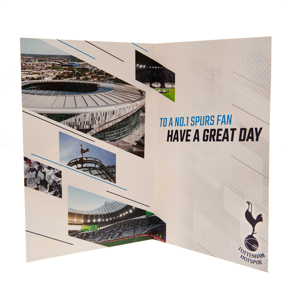 Official Tottenham Hotspur FC Birthday Card With Stickers