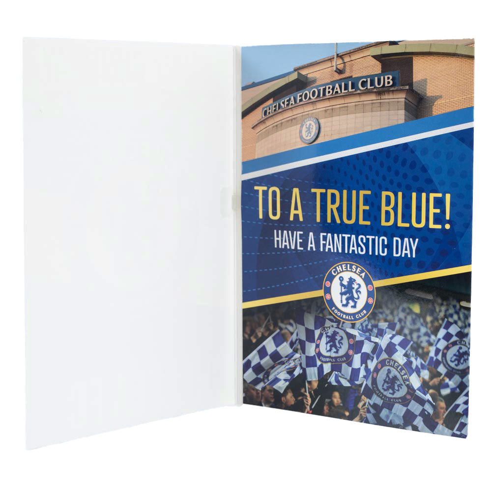 Official Chelsea FC Musical Birthday Card