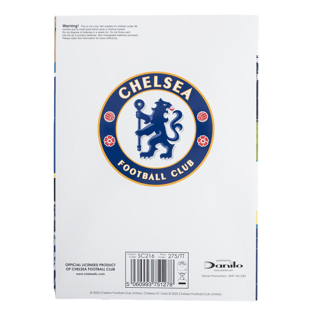 Official Chelsea FC Musical Birthday Card