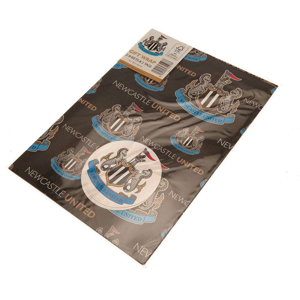 Official Newcastle United FC Text Gift Wrap