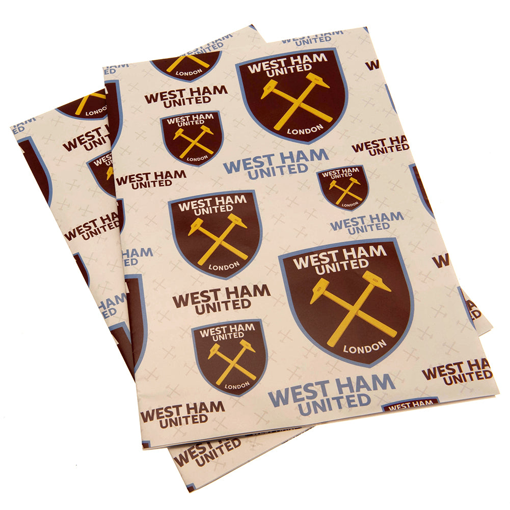 Official West Ham United FC Text Gift Wrap