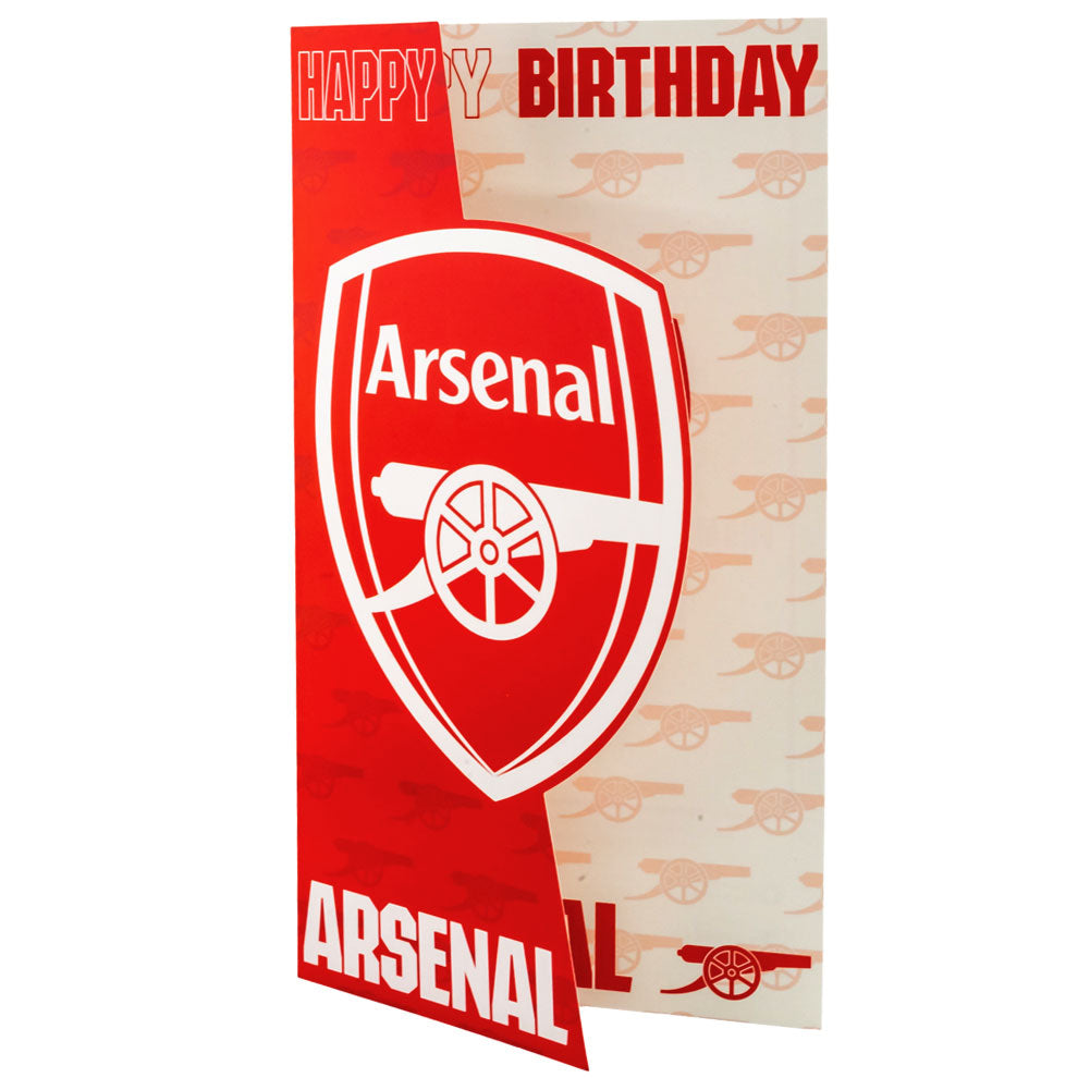 Official Arsenal FC Crest Birthday Card