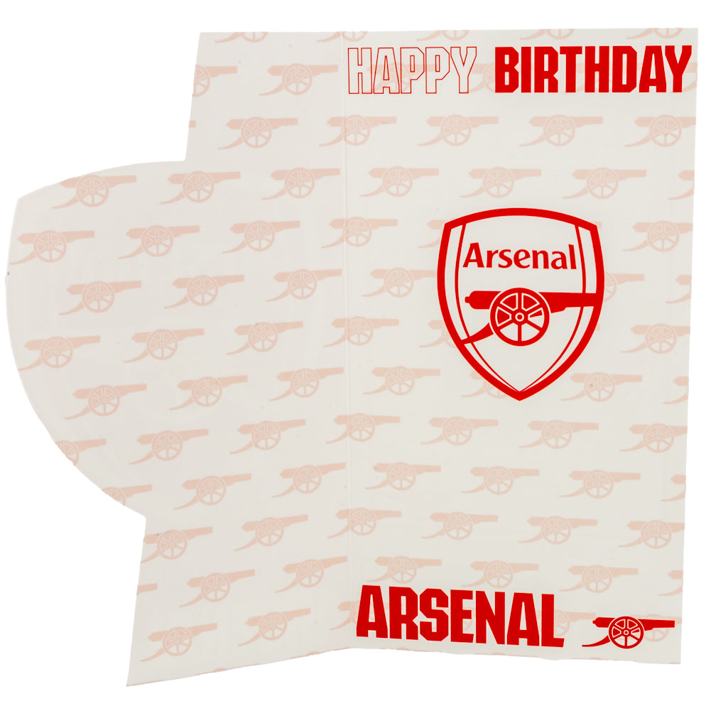 Official Arsenal FC Crest Birthday Card