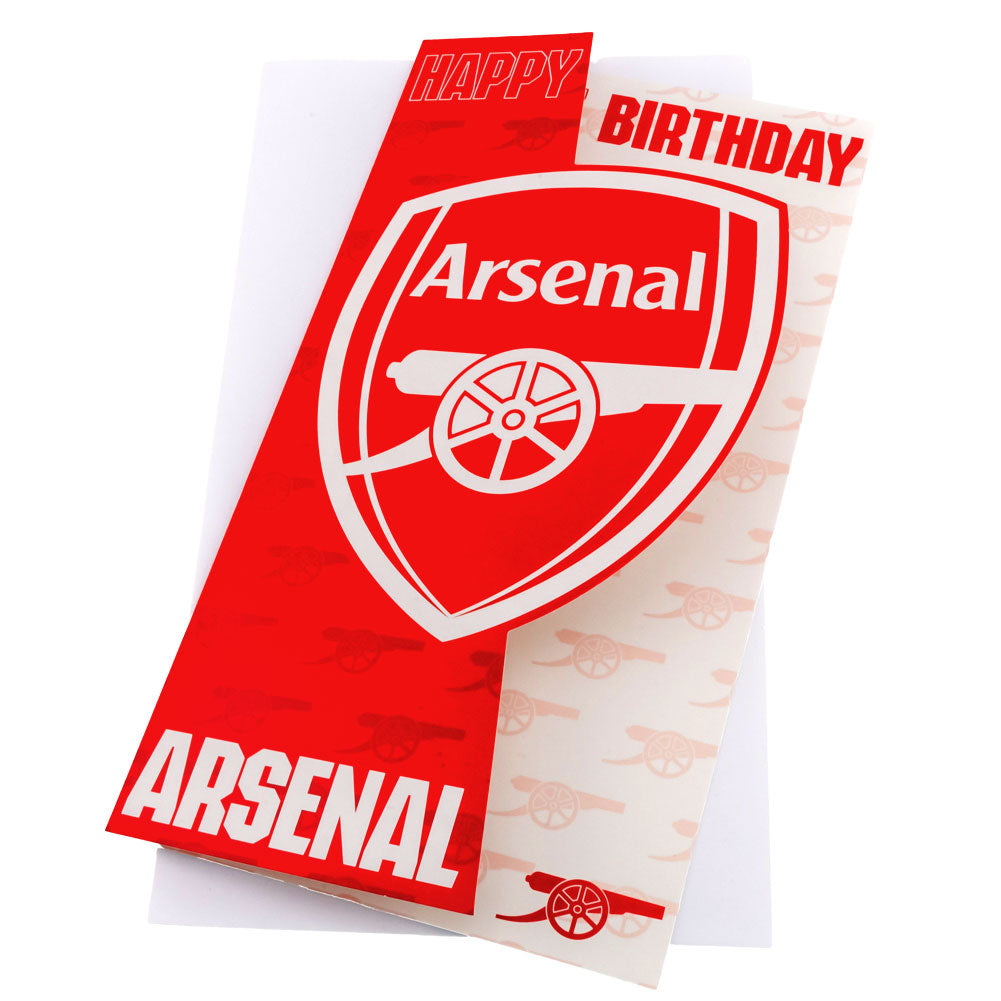 Official Arsenal FC Crest Birthday Card