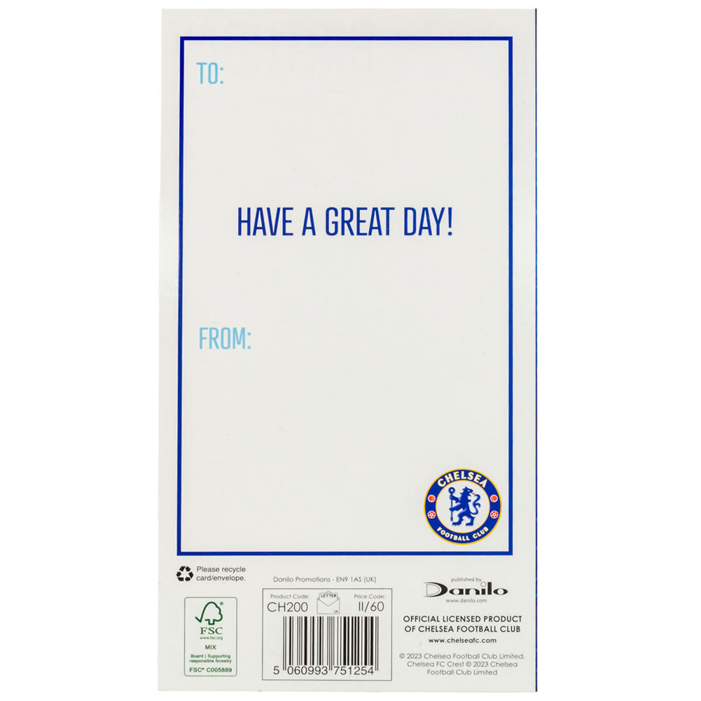 Official Chelsea FC Crest Birthday Card