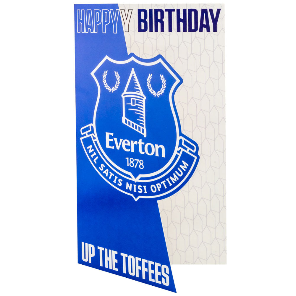 Official Everton FC Crest Birthday Card