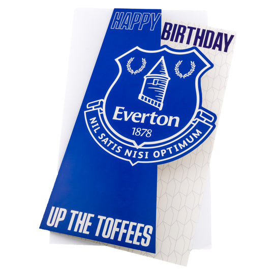 Official Everton FC Crest Birthday Card