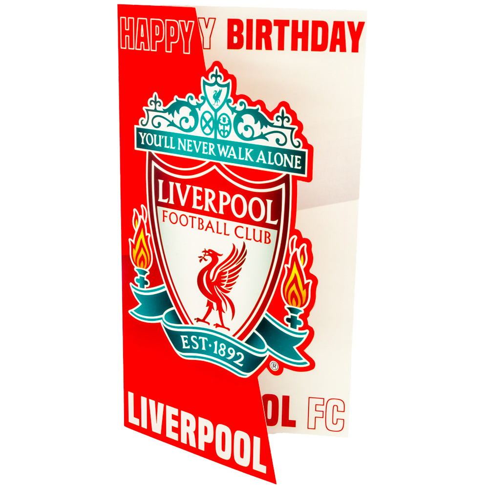 Official Liverpool FC Crest Birthday Card