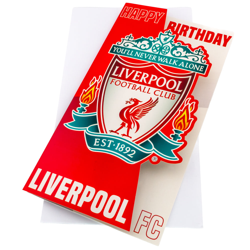 Official Liverpool FC Crest Birthday Card