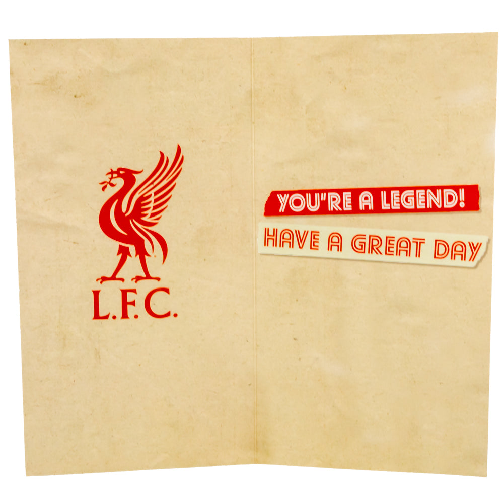 Official Liverpool FC Dad Birthday Card