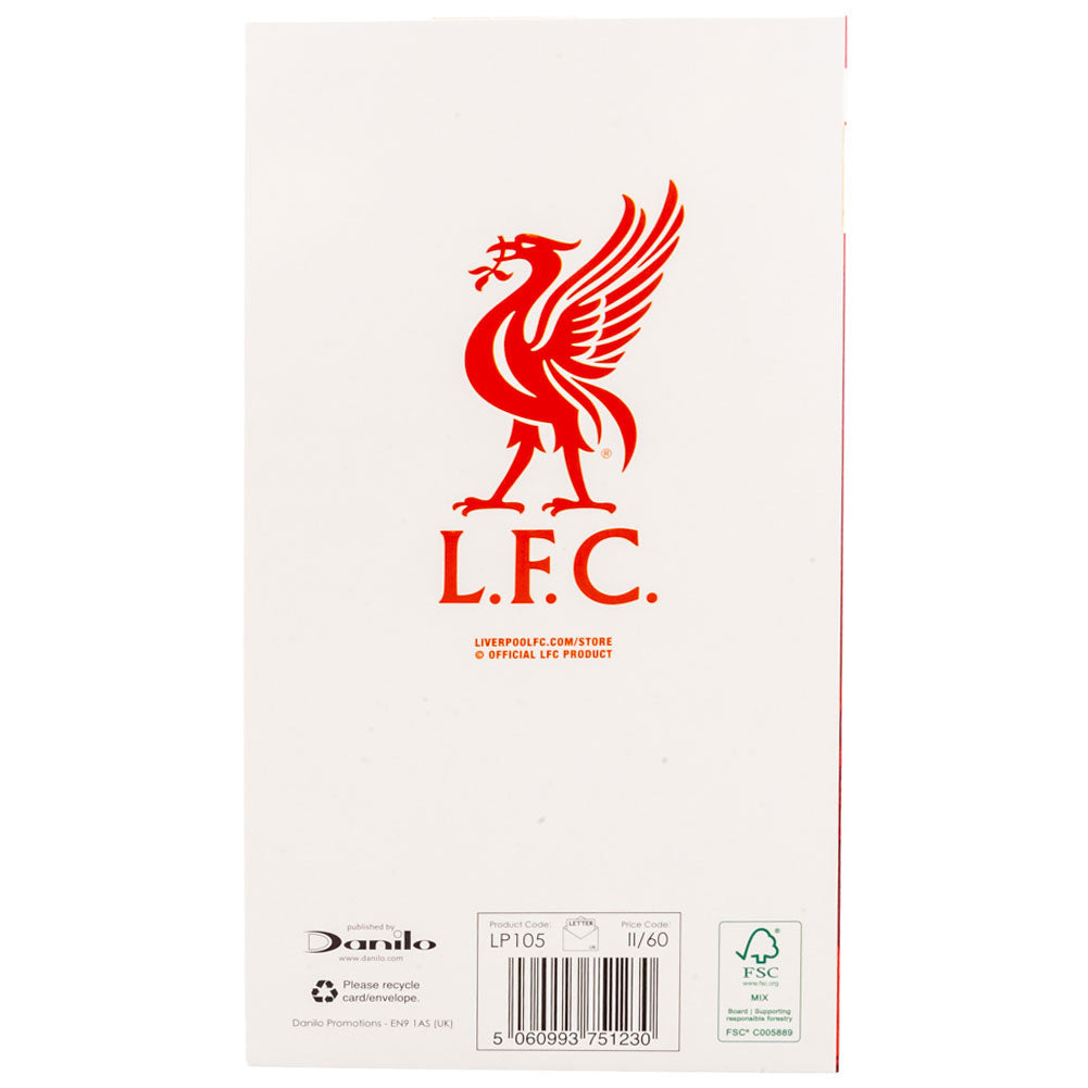 Official Liverpool FC Dad Birthday Card