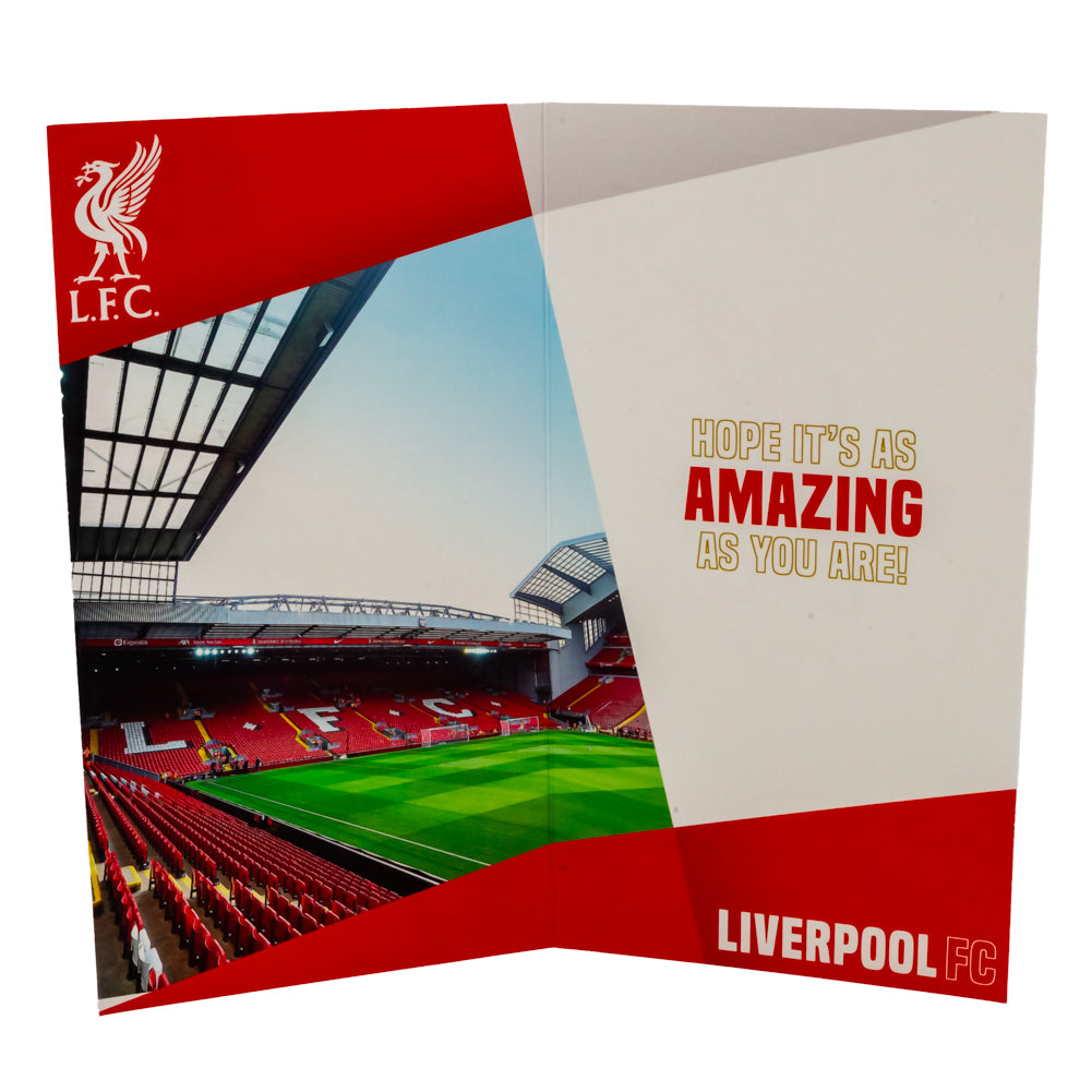 Official Liverpool FC Super Son Birthday Card