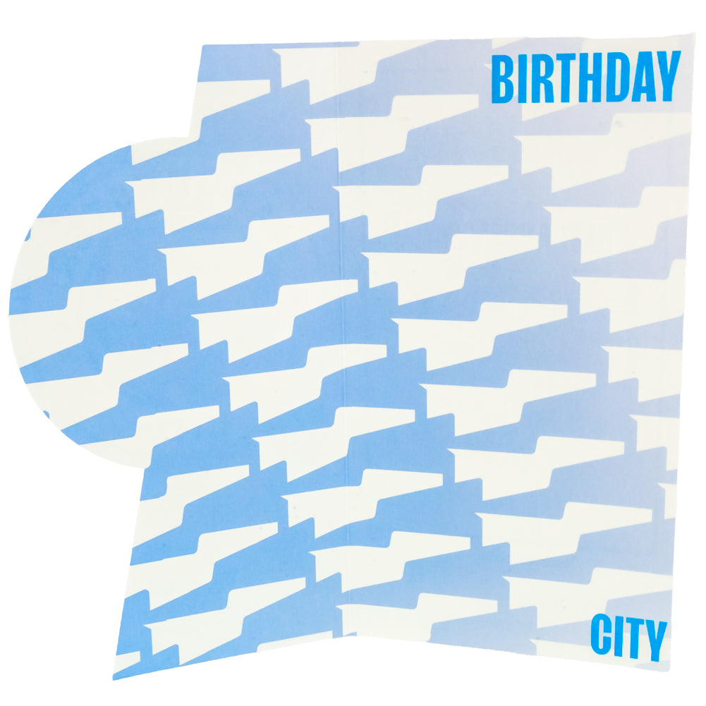 Official Manchester City FC Crest Birthday Card