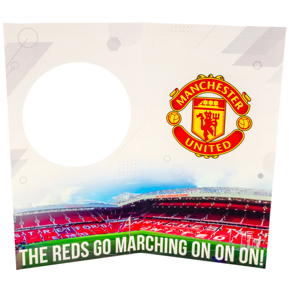 Official Manchester United FC Glory Glory Birthday Card