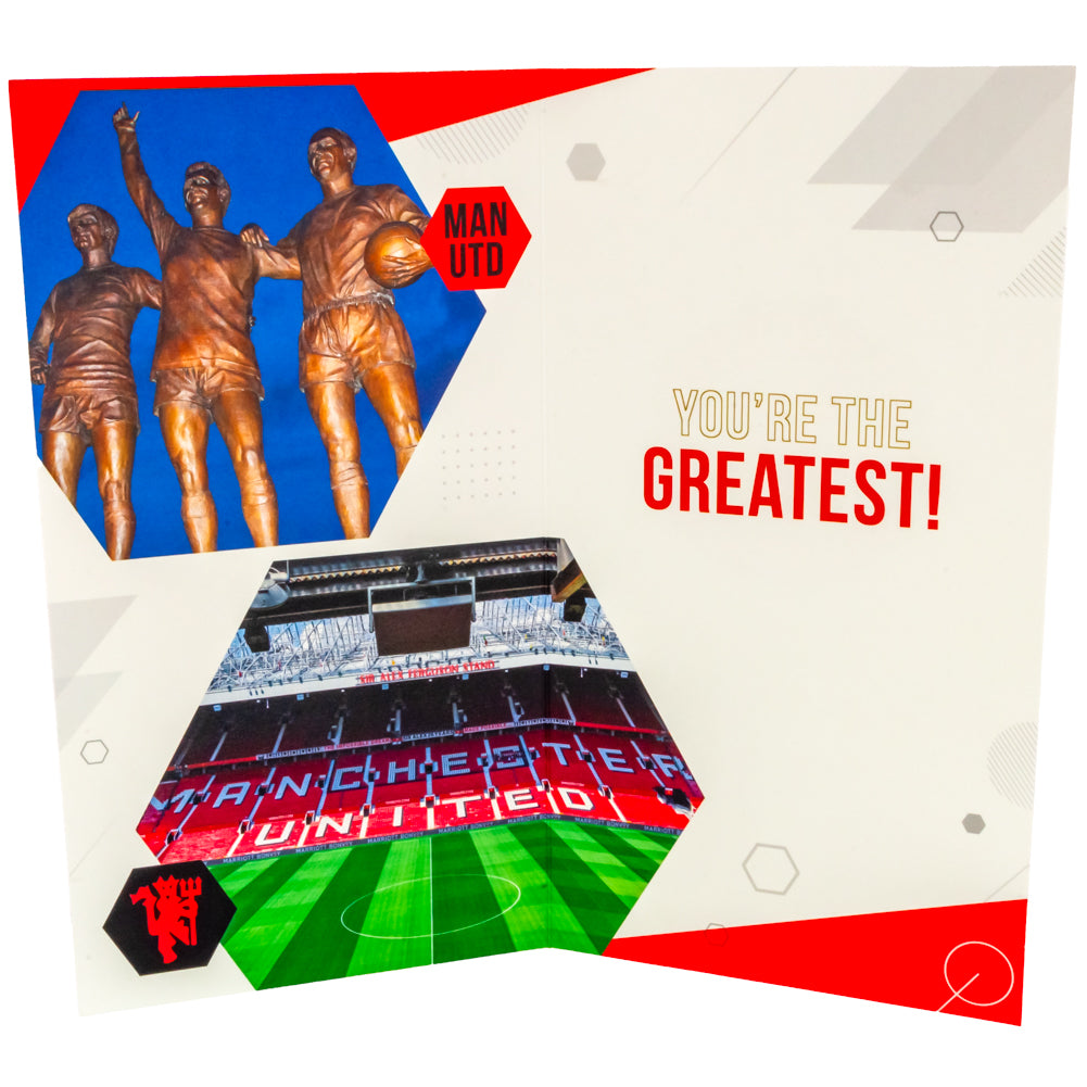 Official Manchester United FC Dad Birthday Card