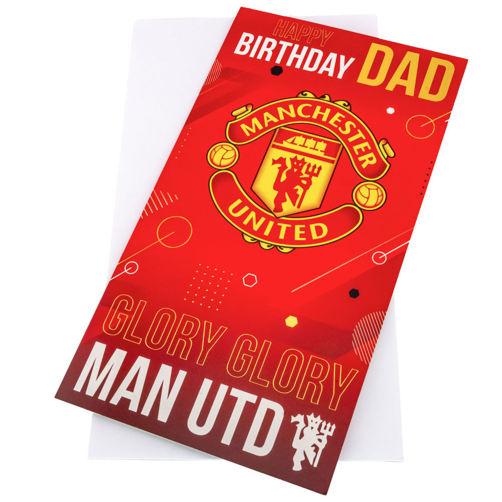 Official Manchester United FC Dad Birthday Card