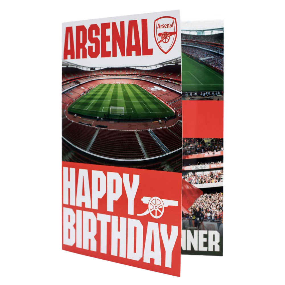 Official Arsenal FC Musical Birthday Card